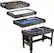 Angle. MD Sports - 54-inch 4-in-1 Multi-Game Table.
