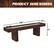 Alt View 11. Barrington - Webster 9' Shuffleboard Table - Dark Cherry Wood Veneer.