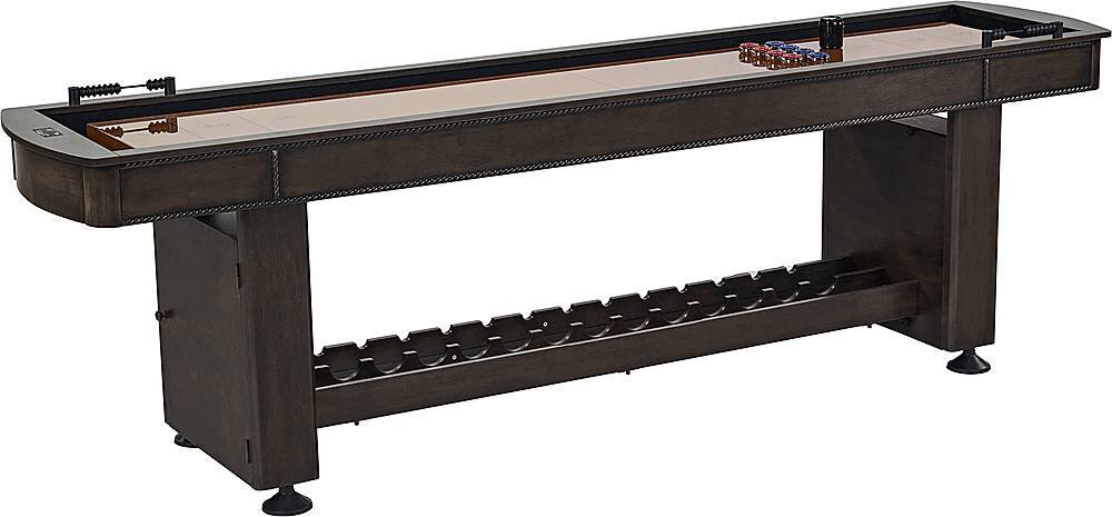 Front. Barrington - Belden 9' Shuffleboard Table - Brown.