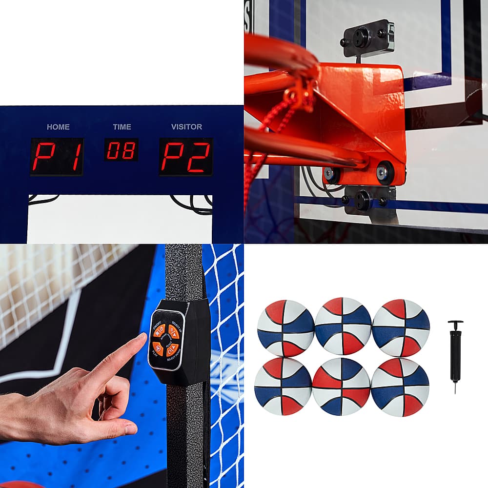 Hall of Games Premium 2-Player Arcade Cage Basketball Game BG132Y20011 -  Best Buy