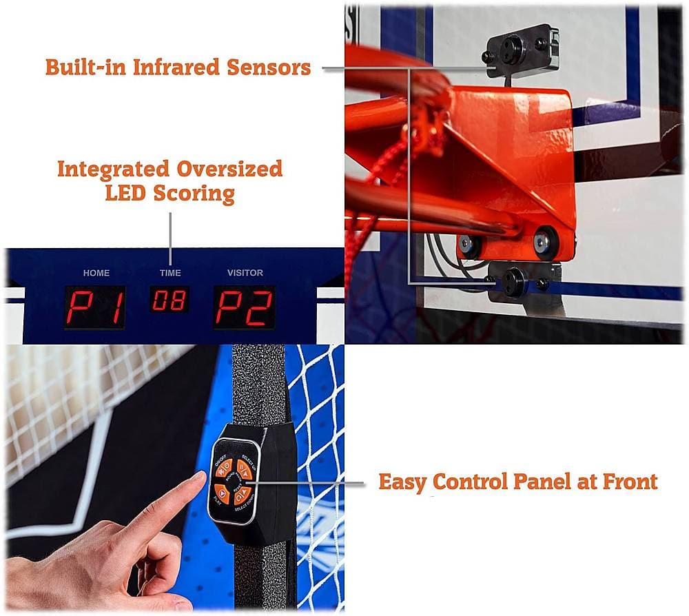 Alt View 32. Hall of Games - Premium 2-Player Arcade Cage Basketball Game.