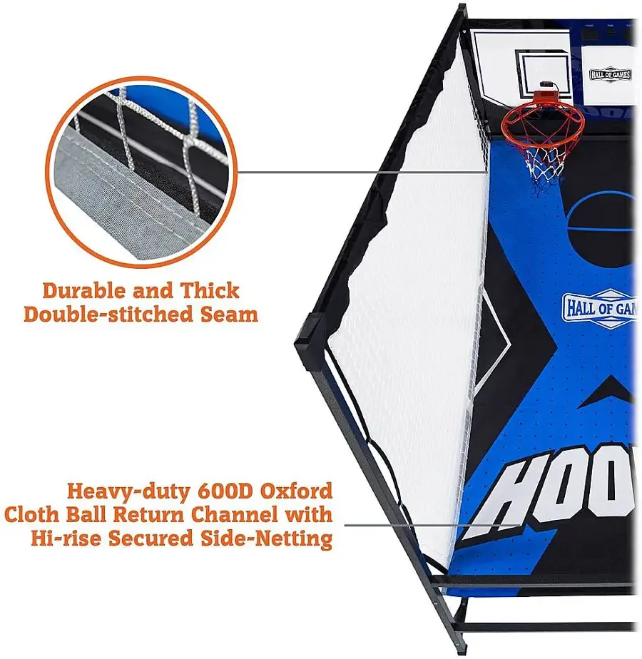 Alt View 34. Hall of Games - Premium 2-Player Arcade Cage Basketball Game.