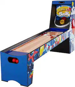 Big Sky Company - 7’3” Roll and Score Compact Arcade Game, Electronic Scoring and Ball Return System - Multi