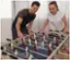 Alt View 18. Barrington - Billiards Brooks 48 Inch Foosball Table, black/brown - Light Brown/Black.