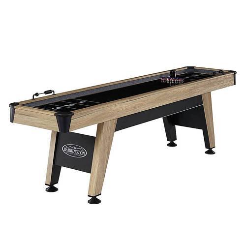 Barrington - Wentworth 9' Shuffleboard Table - Black/Tan