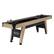 Angle. Barrington - Wentworth 9' Shuffleboard Table - Black/Tan.