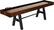 Front. Barrington - 9 ft. Allendale Collection Shuffleboard Table - Brown/Tan.