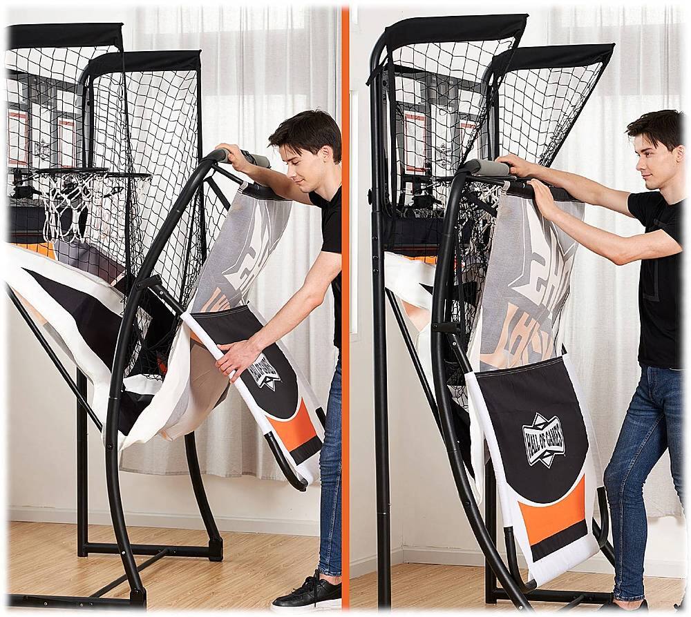 Alt View 22. Hall of Games - 2 Player Arcade Basketball Game, Black/Grey.