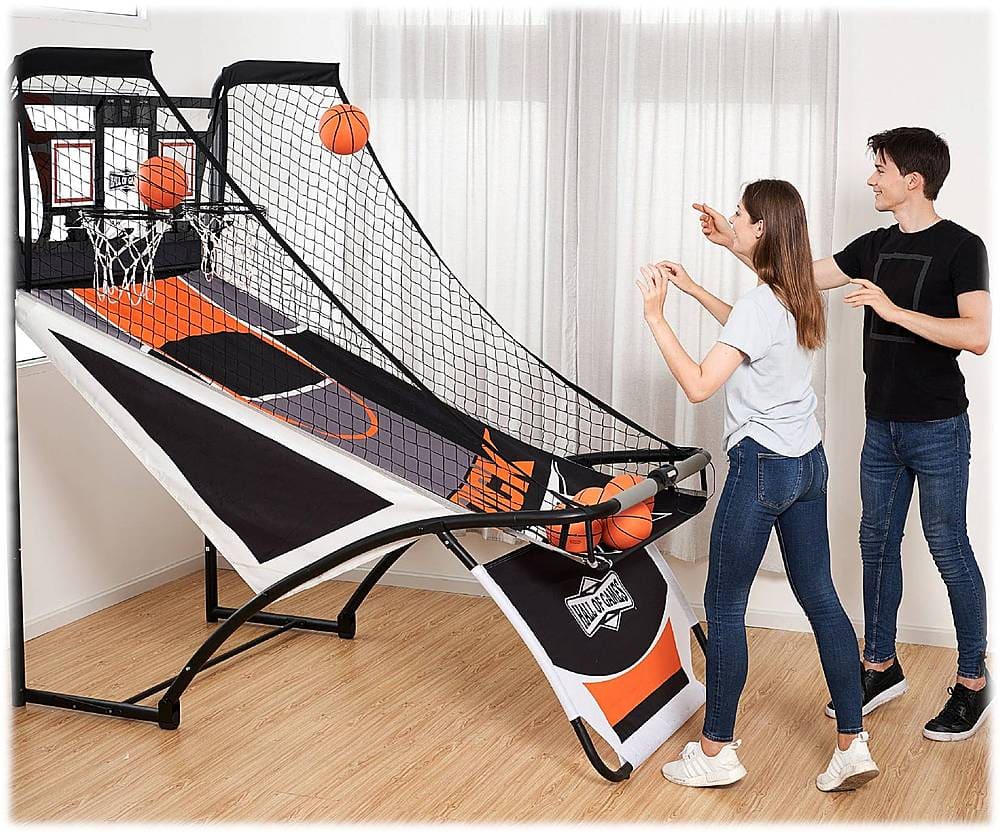 Best Buy: Hall of Games 2 Player Arcade Basketball Game, Black/Grey  BG144Y20004