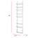 Alt View 17. Hastings Home - Hastings Home Hanging Over the Door Storage Rack - White.