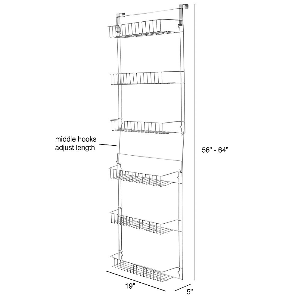 Questions and Answers Hastings Home Hanging Storage RackMetal Over the