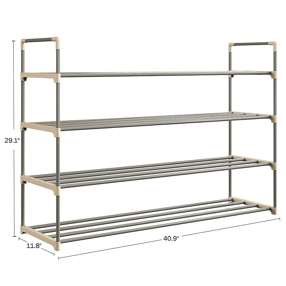 Customer Reviews: Hastings Home 4-Tier Shoe Storage Rack – Shoe ...