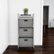 Alt View Zoom 14. Hastings Home - 3 Drawer Rolling Storage Cart on Wheels– Portable Metal Storage Organizer with Fabric Bins - Gray and Silver.