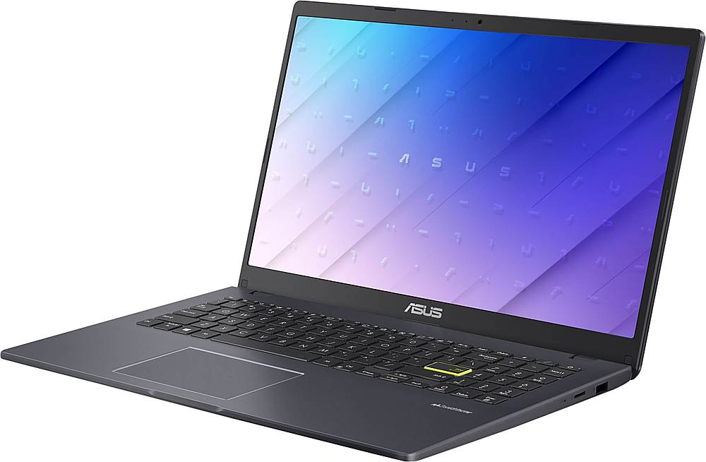 Left View: ASUS - VivoBook 15 15.6" Laptop - AMD Ryzen 5 - 8GB Memory - 512GB SSD - Indie Black