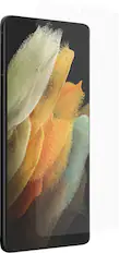 Angle. ZAGG - InvisibleShield® GlassFusion VisionGuard+ with D3O Blue Light Filtering Screen Protector for Samsung Galaxy S21 Ultra 5G.