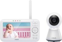 VTech 1080p Smart WiFi Remote Access 360 Degree Pan & Tilt Video Baby  Monitor with 5” Display, Night Light White RM5766HD - Best Buy
