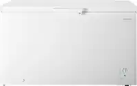 Insignia™ - 14.0 Cu. Ft. Garage-Ready Chest Freezer - White - Front_Zoom