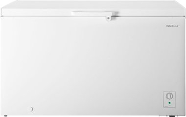 Insignia™ - 14.0 Cu. Ft. Chest Freezer - White - Front_Zoom