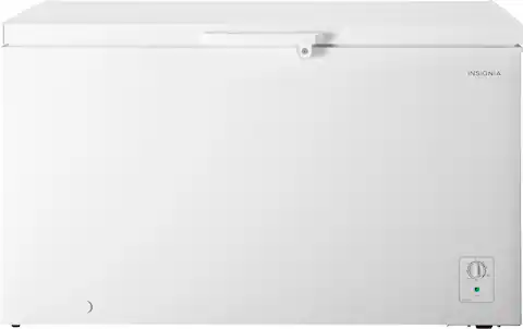 Insignia™ - 14.0 Cu. Ft. Garage-Ready Chest Freezer - White