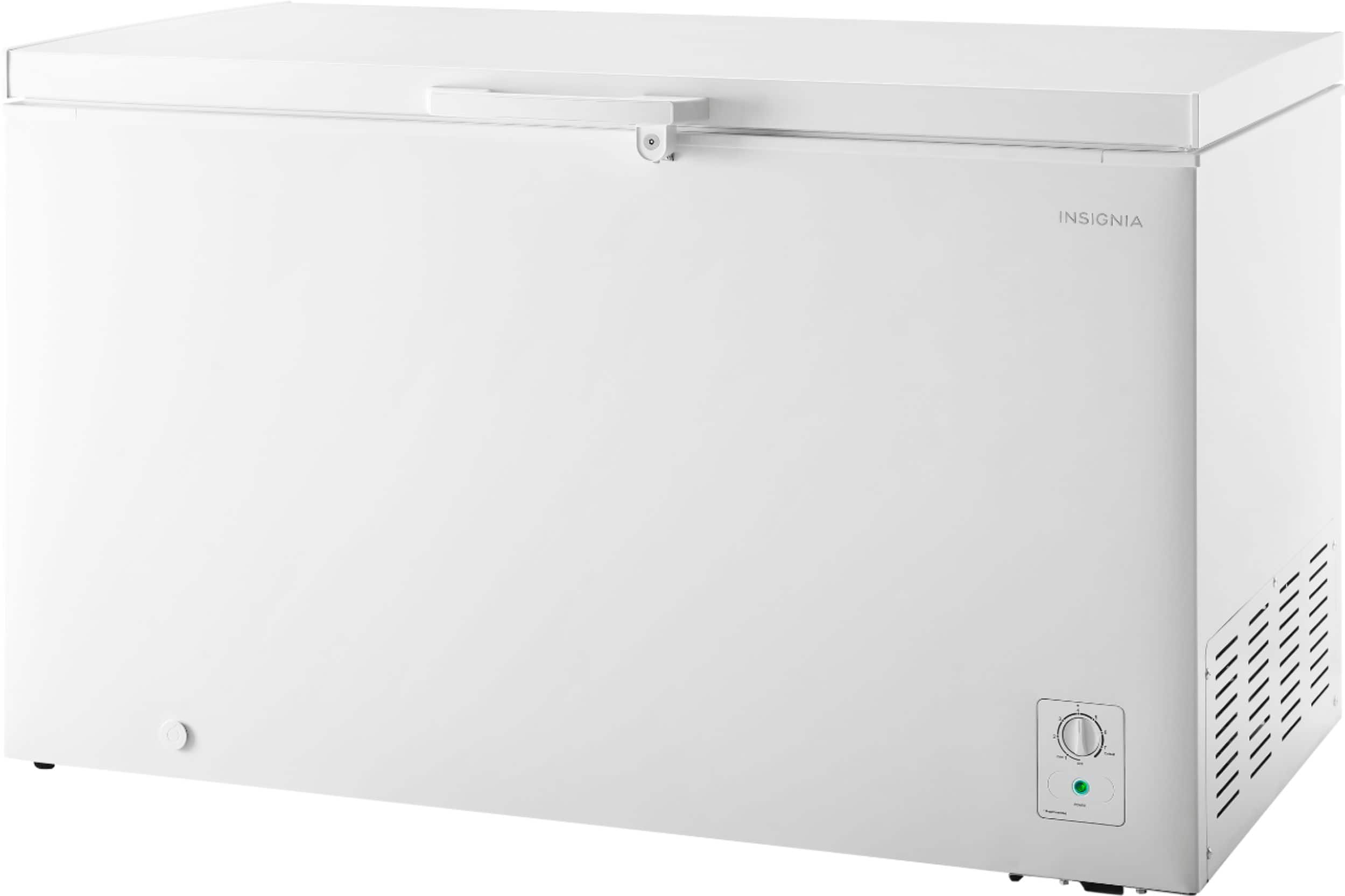 Alt View 11. Insignia™ - 14.0 Cu. Ft. Garage-Ready Chest Freezer - White.