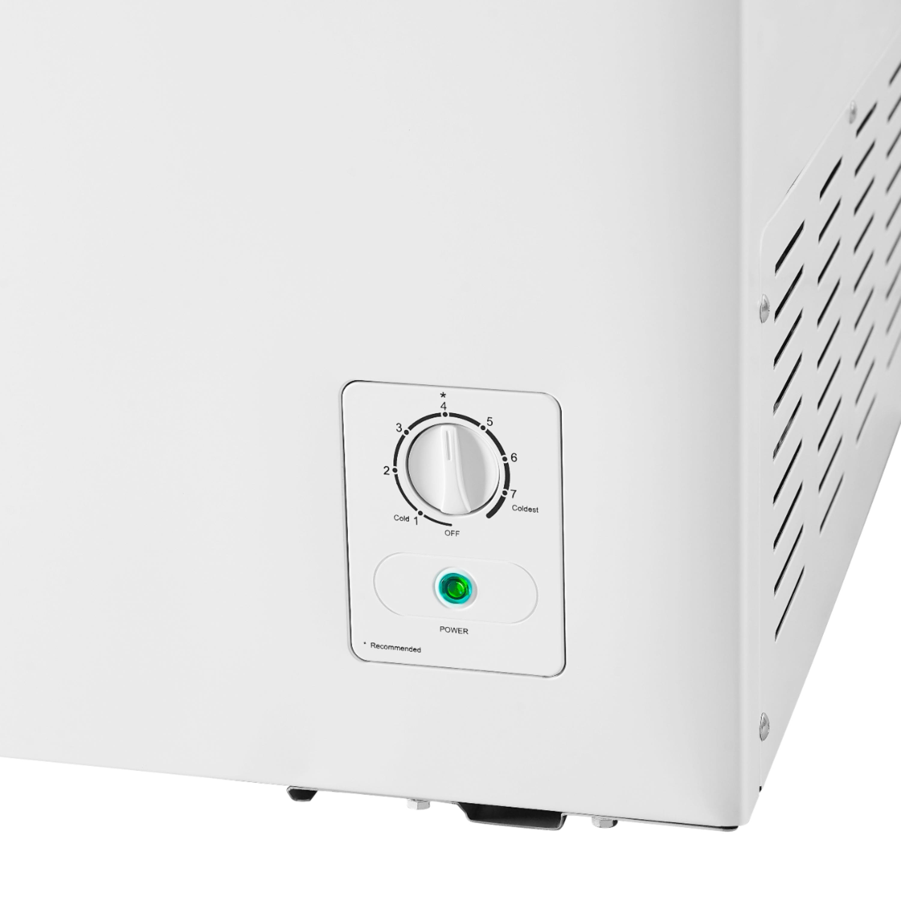 Alt View 15. Insignia™ - 14.0 Cu. Ft. Garage-Ready Chest Freezer - White.