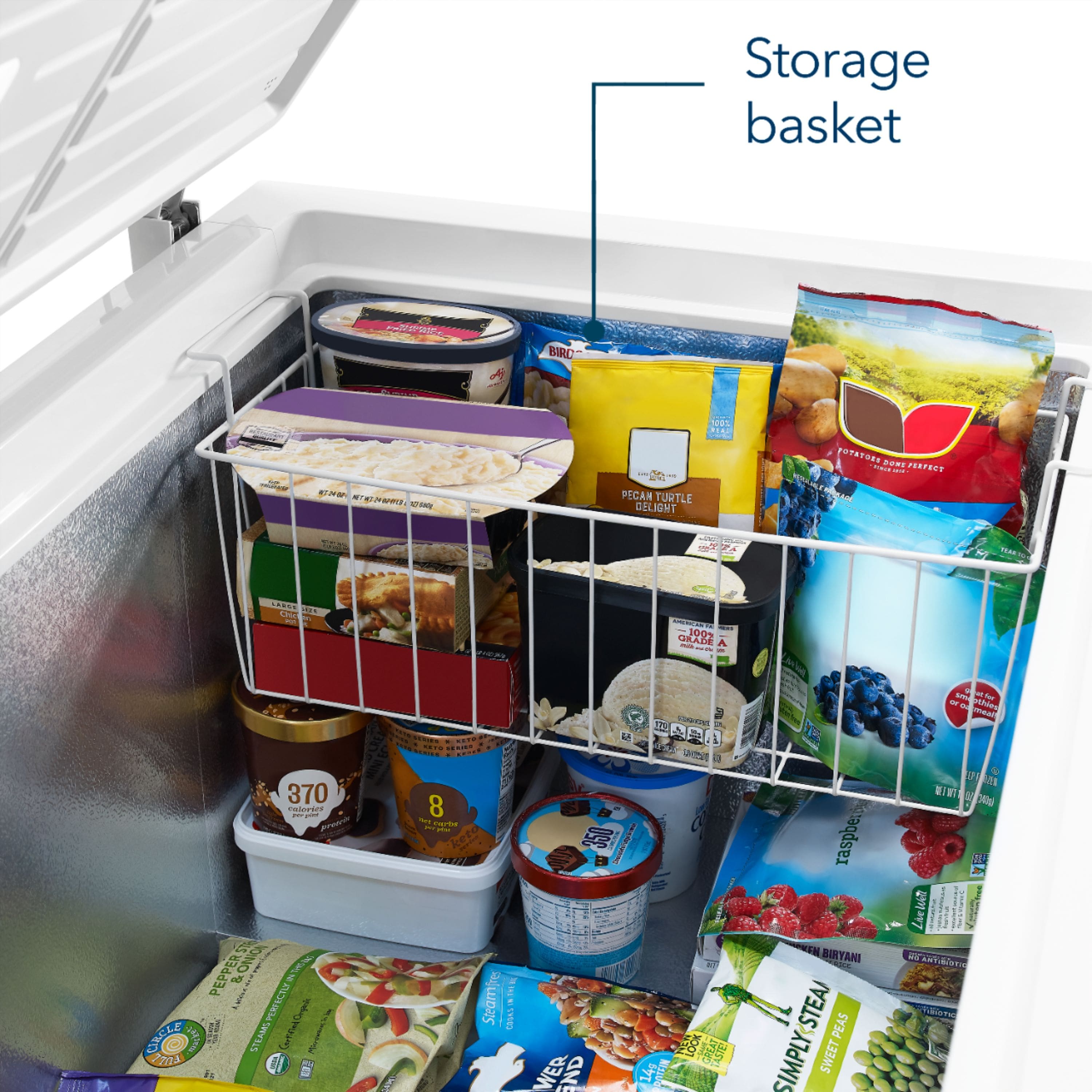 Alt View 18. Insignia™ - 14.0 Cu. Ft. Garage-Ready Chest Freezer - White.