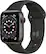 Front. Apple - Geek Squad Certified Refurbished Apple Watch Series 6 (GPS + Cellular) 40mm Aluminum Case with Sport Band - Space Gray.