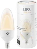 LIFX - E12 Candle WIFI LED Bulb - White to Warm - Front_Zoom