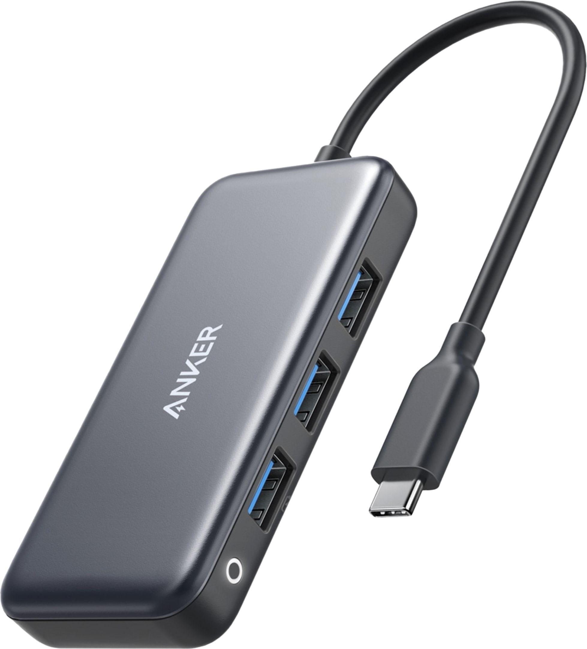 Anker USB C Hub, 341 USB-C Hub (7-in-1) with 4K HDMI, 100W Power Delivery,  USB-C and 2 USB-A 5 Gbps Data Ports, microSD and SD Card Reader, for