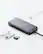 Alt View 15. Anker - USB C Hub, 4-in-1 USB-C, with 60W PD, 3 USB-A, 1 USB-C - Gray.