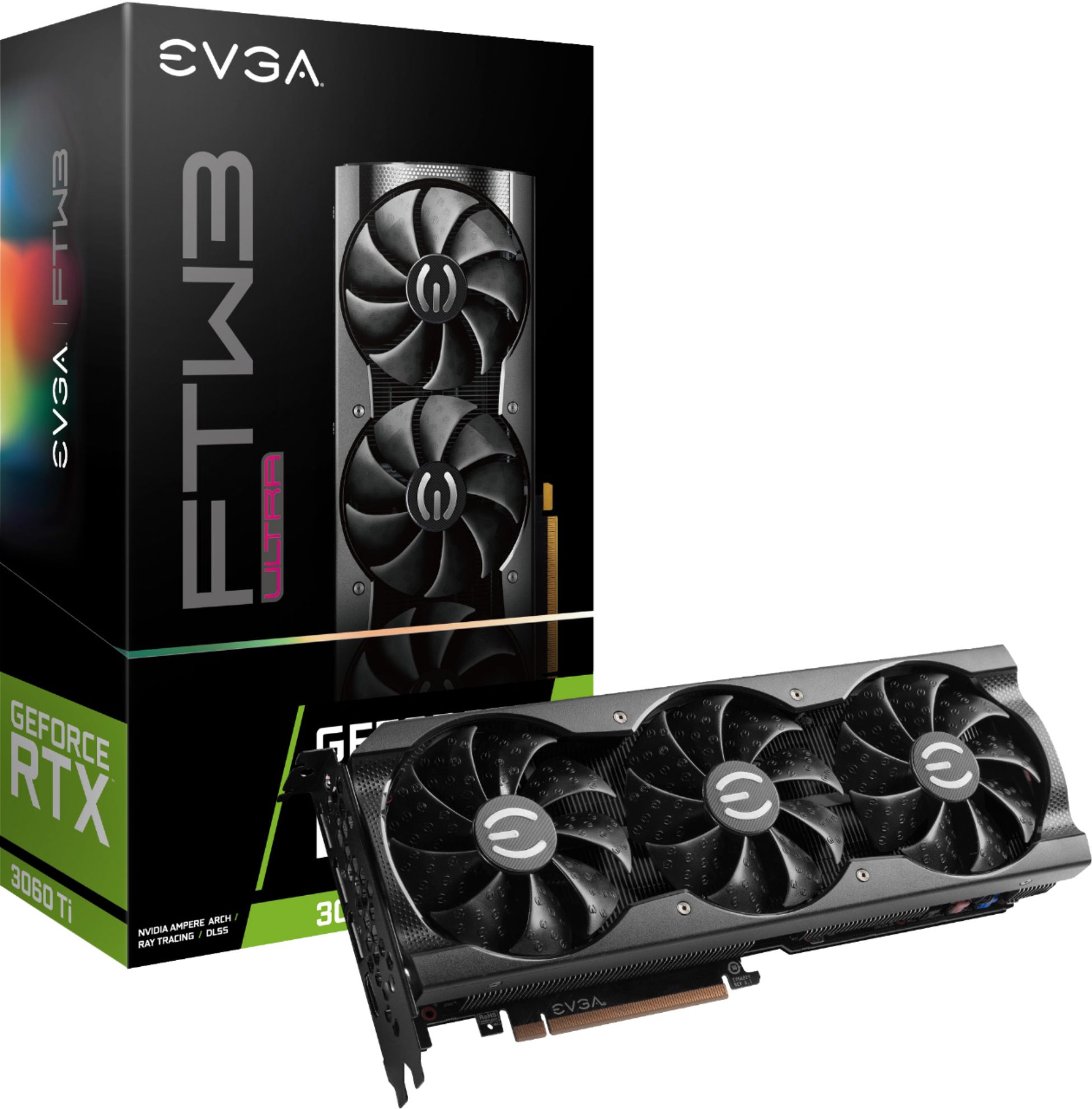Best Buy Evga Nvidia Geforce Rtx 3060 Ti Ftw3 Gaming 8gb Gddr6 Pci Express 40 Graphics Card 08g-p5-3667-kr