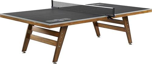 Hall of Games - Official Size Wooden Table Tennis Table - Black