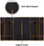 Alt View 14. Hall of Games - Official Size Wooden Table Tennis Table - Black.