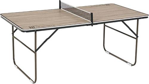 MD Sports - Quick Fold Table Tennis Table - Brown