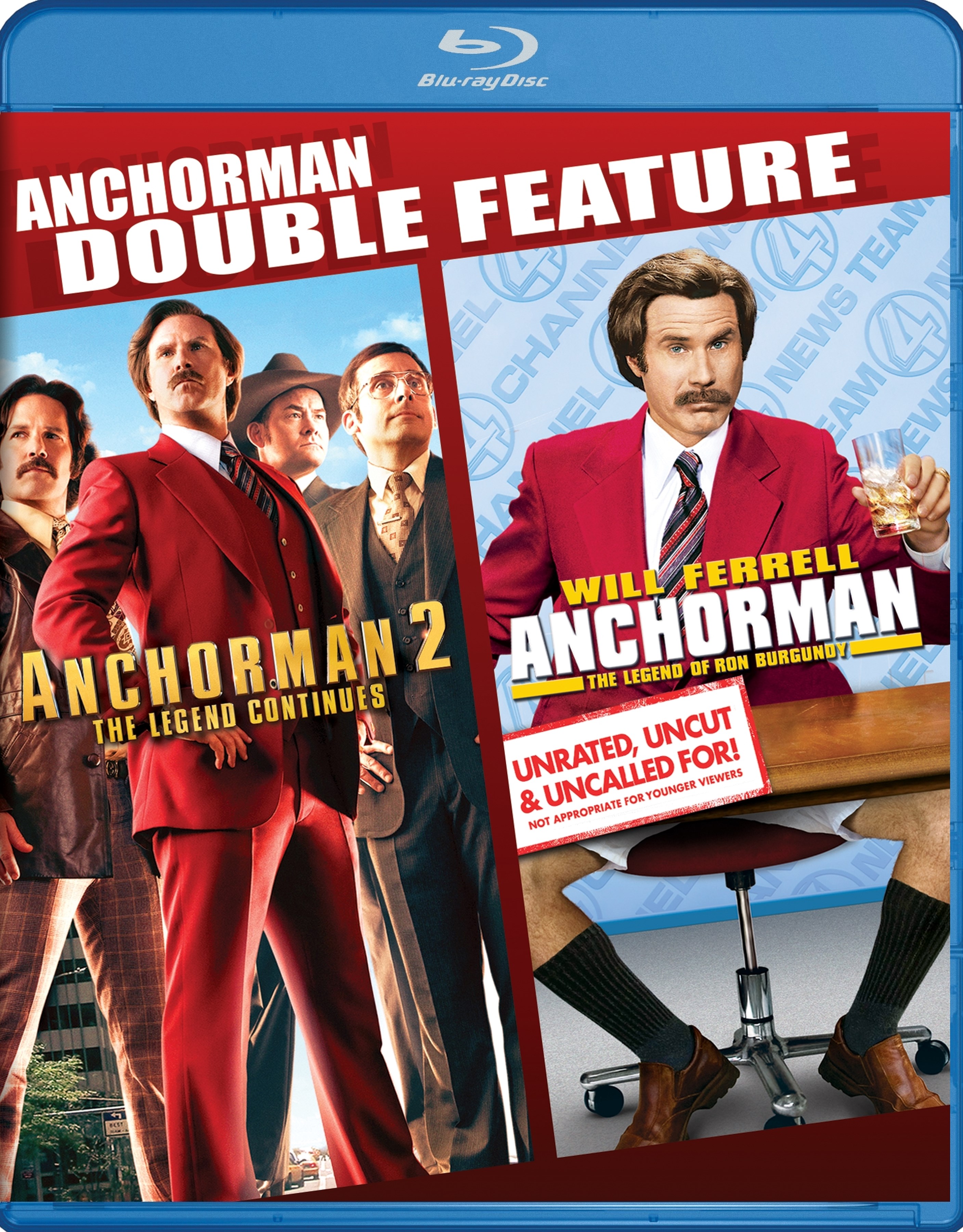 anchorman 2 the legend continues 2022 dvd cover