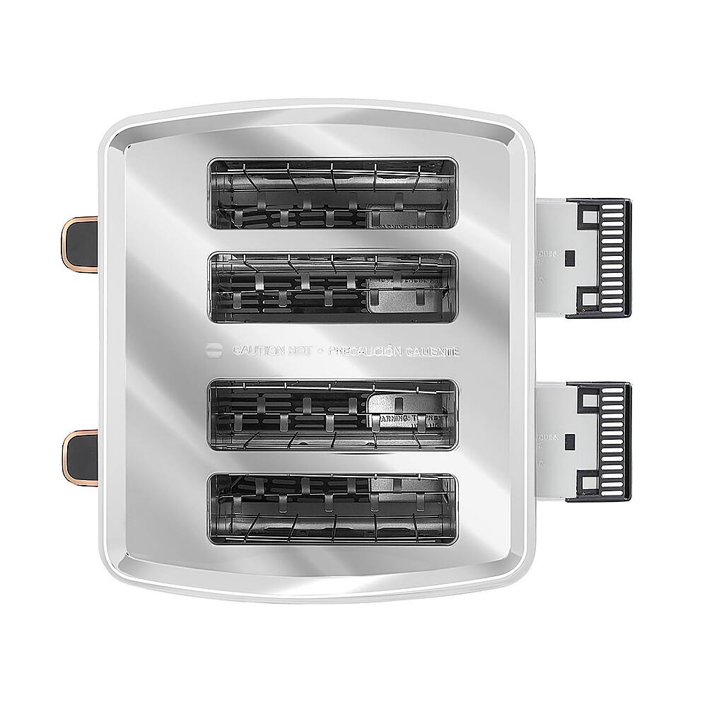 Best Buy CRUX 4 Slice Wide Slot Toaster Black Stainless Steel CRX14807