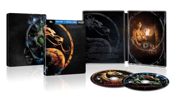 Mortal Kombat 2-Film Collection [SteelBook] [Includes Digital Copy] [Blu-ray] [Only @ Best Buy]