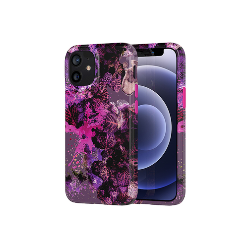 Tech21 - Eco Art Collage Case for Apple iPhone 12 Mini - Pink/Purple