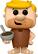 Front. Funko - POP Ad Icons: Cocoa Pebbles - Barney with Cereal.