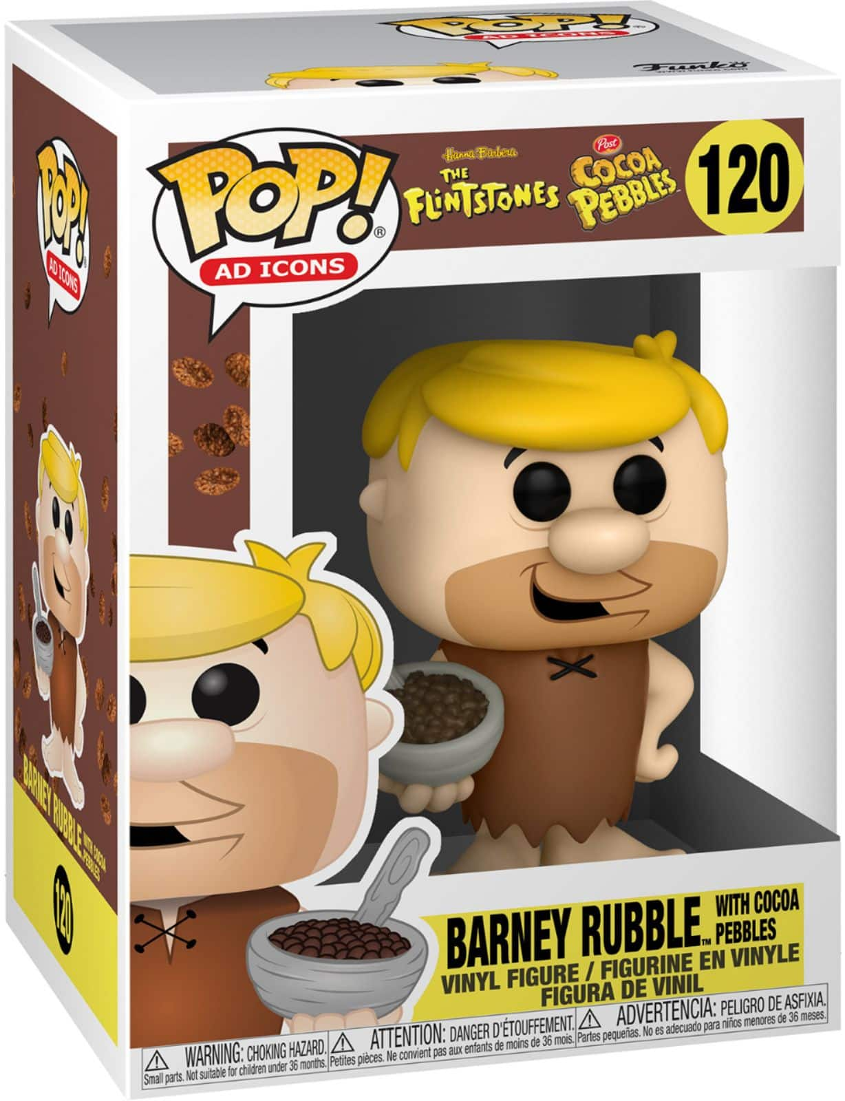 Customer Reviews: Funko Pop Ad Icons: Cocoa Pebbles Barney With Cereal 