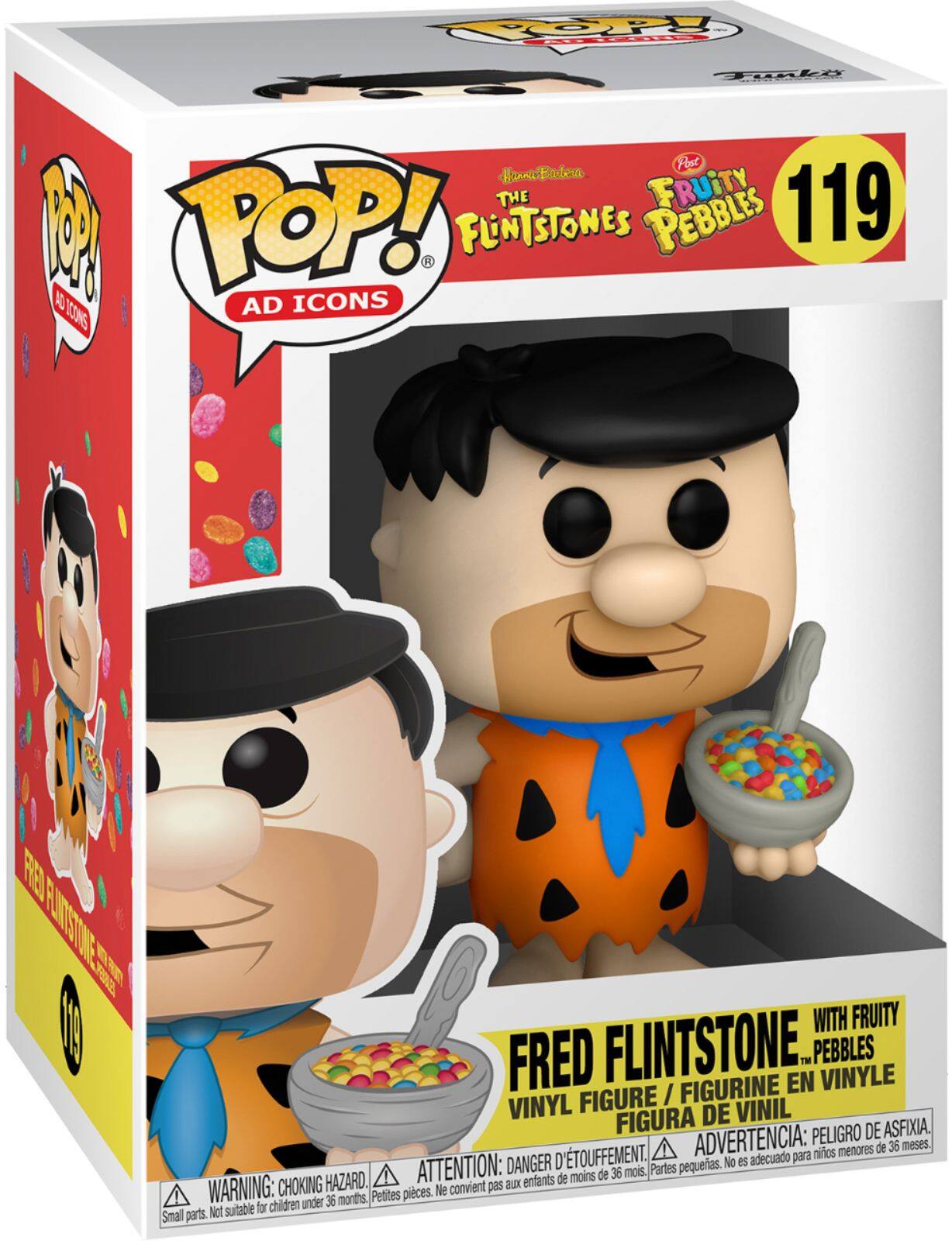 Best Buy: Funko POP! Ad Icons: Fruity Pebbles Fred with Cereal Multi 53859