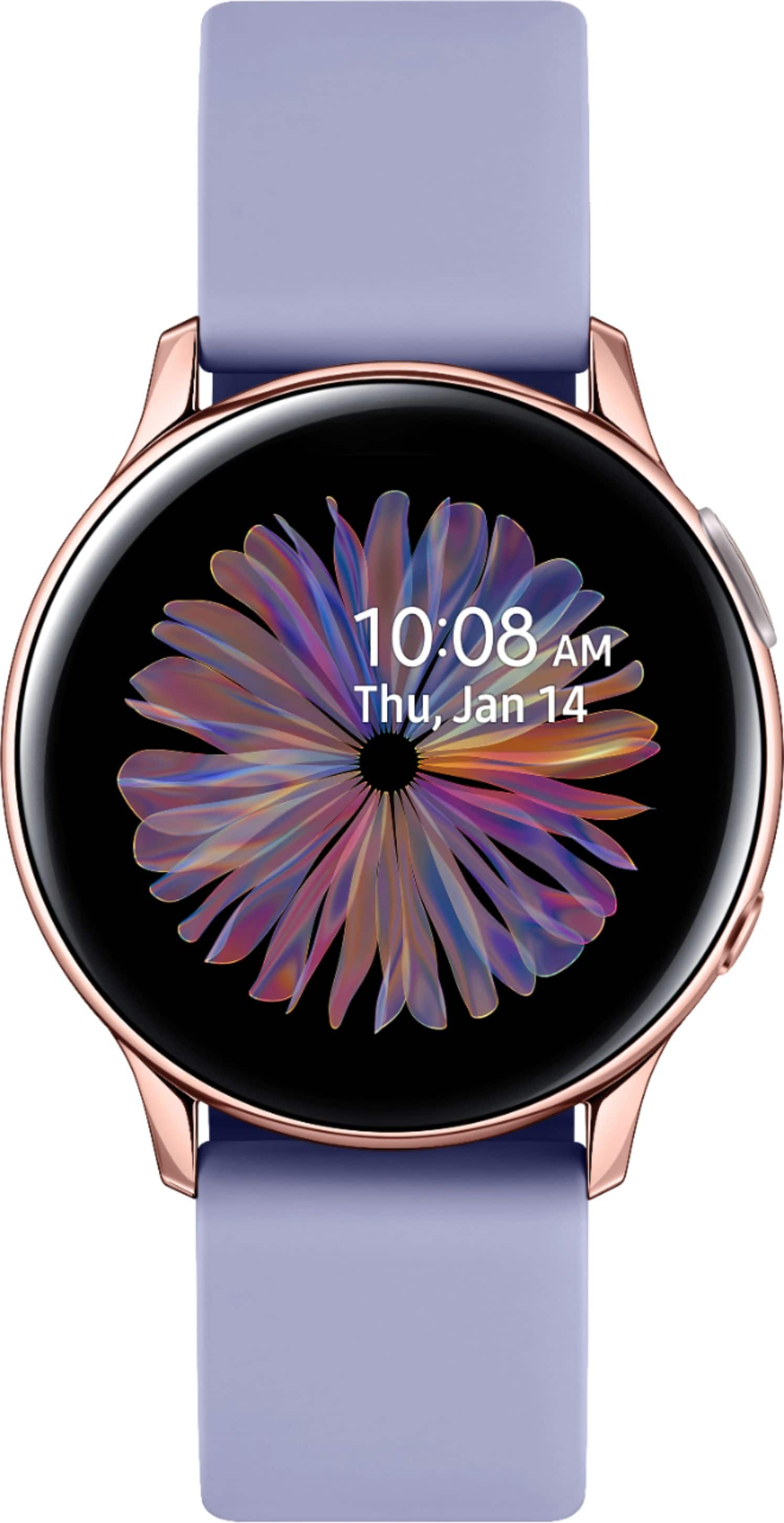 Samsung Galaxy Watch Active2 40mm Aluminum Violet SM-R830NADAXAR - Best Buy