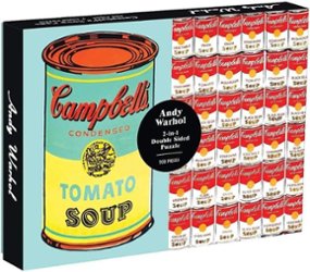 HACHETTE BOOK GROUP - ANDY WARHOL SOUP CAN 2 SIDED 500 PIECE PUZZLE - Front_Zoom