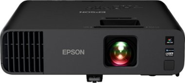 Epson - Pro EX10000 3LCD Full HD 1080p Wireless Laser Projector with Miracast - Black - Front_Zoom