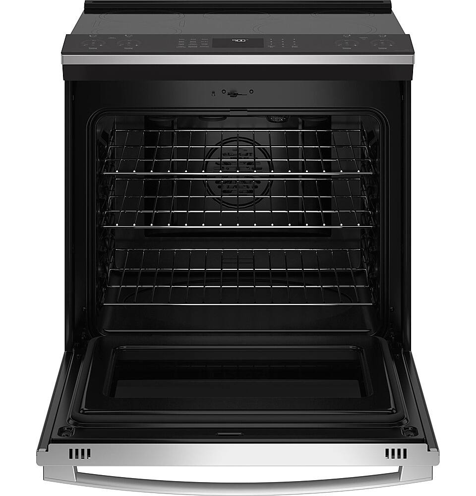 Alt View 11. GE Profile - 5.3 Cu. Ft. Slide-In Electric Induction True Convection Range with No Preheat Air Fry and WiFi - Stainless Steel.