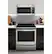Alt View 20. GE Profile - 5.3 Cu. Ft. Slide-In Electric Induction True Convection Range with No Preheat Air Fry and WiFi - Stainless Steel.