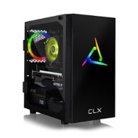 CLX - SET Gaming Desktop - AMD Ryzen 9 3900X  - 16GB Memory - GeForce RTX 3060 Ti - 480GB SSD + 2TB HDD - Black - Front_Zoom