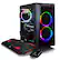 Alt View 12. CLX - SET Gaming Desktop - Intel Core i7 10700 - 16GB Memory - NVIDIA GeForce RTX 3060 Ti - 240GB SSD + 2TB HDD - Black.