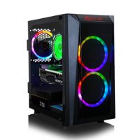 CLX - SET Gaming Desktop - AMD Ryzen 7 3700X  - 16GB Memory - GeForce RTX 3070 - 240GB SSD + 2TB HDD - Black - Front_Zoom