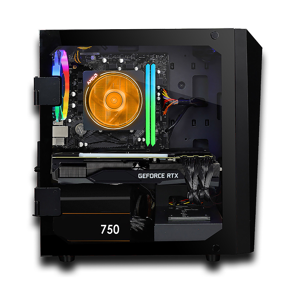 CLX SET Gaming Desktop AMD Ryzen 7 5800X 16GB Memory NVIDIA GeForce RTX  3060 Ti 240GB SSD + 2TB HDD Black TGMSETRTH0C08BM - Best Buy
